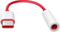OnePlus adapter USB-C v 3.5mm avdio priključek rdeče barve (OEM pakira