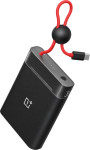 OnePlus magnetna prenosna baterija 10000mAh z vgrajenim kablom črne ba