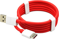OnePlus USB-A v USB-C kabel rdeče-bele barve dolžine 95cm - novo