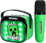 OTL Minecraft Popsing LED Light Up brezžični karaoke zvočnik z mikrofo