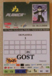 PLANICA SLUŽBENA VSTOPNICA "GOST"  IN SLUŽBENA 2008