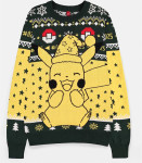 Pokemon Pikachu moški božični pulover XS velikosti Difuzed - novo