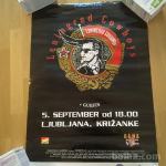 Poster (plakat) s koncerta Leningrad Cowboys
