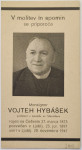 Profesor, književnik, glasbenik Vojteh Hybášek, 1873-1947, podobica
