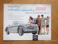 Prospekt za vozilo Austin Healy 3000