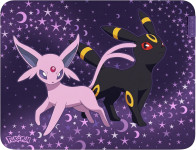 Razer Gigantus V2 Medium Pokemon Espeon & Umbreon Edition podloga za m