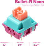 Redragon Bullet-R A113 mehanska stikala 24 kosov - novo