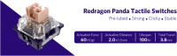 Redragon Panda A113 HP1 mehanska stikala - novo
