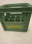 Retro zaboj za vino SLOVIN (Slovenija vino Ljubljana)
