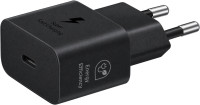 Samsung stenski polnilec z enim USB-C vhodom 25W črne barve EP-T2510NB