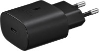 Samsung stenski polnilec z enim USB-C vhodom 25W črne barve EP-TA800EB
