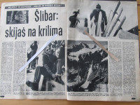 ŠLIBAR-SKIJAŠ NA KRILIMA /reportaža z časopisa z 1962.leta