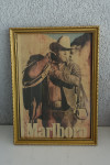 Slika Marlboro v okvirju 33 x 24 cm