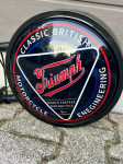 Svetlobni znak Triumph motorcycle