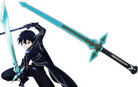 Sword Art Online Kirito replika meča Dark Repulser - novo