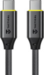 Tactical Fast Rope Aramid 2.0 pleten USB-C v USB-C kabel 100W črne bar