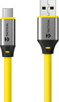 Tactical Fat Man 2.0 USB-A v USB-C kabel 15W rumene barve dolžine 1m -