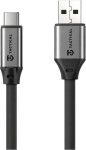 Tactical Fat Man 2.0 USB-A v USB-C kabel 15W sive barve dolžine 1m - n