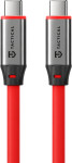 Tactical Fat Man 2.0 USB-C v USB-C kabel 60W rdeče barve dolžine 1m -