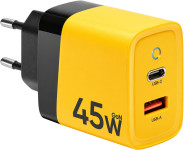 Tactical Microgrid GaN stenski polnilec z USB-A in USB-C vhodoma 45W r