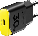 Tactical Minimi GaN stenski polnilec z enim USB-C vhodom 30W črno-rume