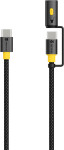 Tactical Stinger pleten USB-C v USB-C kabel s priloženo LED svetilko č