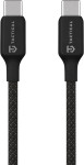 Tactical Stitch Thread pleten USB-C v USB-C kabel črne barve dolžine 1