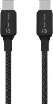 Tactical Stitch Thread pleten USB-C v USB-C kabel črne barve dolžine 2