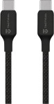 Tactical Stitch Thread pleten USB-C v USB-C kabel črne barve dolžine 3