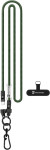 Tactical Wire Snake vrvica s skritim USB-C v USB-C kablom 60W zelene b