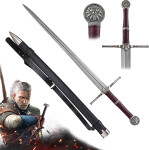 The Witcher Geralt of Rivia replika jeklenega meča - novo