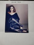 Tiskana fotografija s podpisom Celine Dion - avtogram