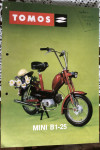 Tomos-MINI B1-25,dvostranska reklama 30x20 cm cca odlično ohranjena