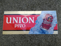 Union pivo reklamni napis