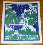Vinska etiketa Ant. Stergar
