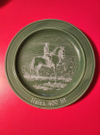 VINTAGE KERAMIČNI KROŽNIK - LIPICA,400 LET,JUGOSLAVIJA, KIL LIBOJE