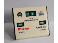 VINTAGE NAMIZNI,VEČNI KOLEDAR  - MIRNA ROVINJ,ADRIA ZADAR,JUGOSLAVIJA