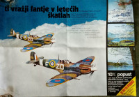 STAR PLAKAT MLADINSKE KNJIGE ZA  ZA KNJIGE LETALCEV