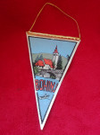 vintage promocijska zastavica Bohinj, slap Savica, Jugoslavija