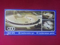 vintage razglednica Split 1979, sredozemske igre