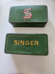 VINTAGE ŠKATLICI ZA ŠIVALNI STROJ - SINGER