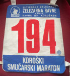 Vintage štartna številka Koroški smučarski maraton