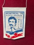 vintage zastavica Matija Ljubek , OI Montreal 1976