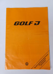 VW Golf J 1 prospekt katalog oldtimer knjižica