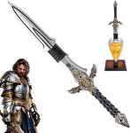 Warcraft King Llane Wrynn replika meča in ščita - novo