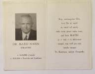 Zdravnik Matej Justin, 1886-1974, podobica