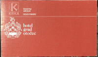 Žepni koledar 1981,hotel Grad Otočec-Krka Novo Mesto
