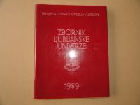 ZBORNIK LJUBLJANSKE UNIVERZE, 1989