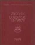 Zbornik ljubljanske univerze