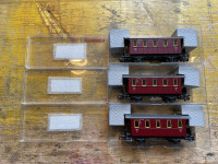 H0 Märklin DC komplet treh potniških vagonov